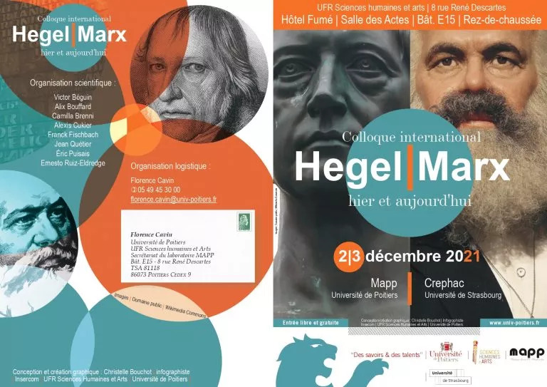 Colloque: "Hegel/Marx, hier et aujourd’hui" (Poitiers, 2-3 December 2021)