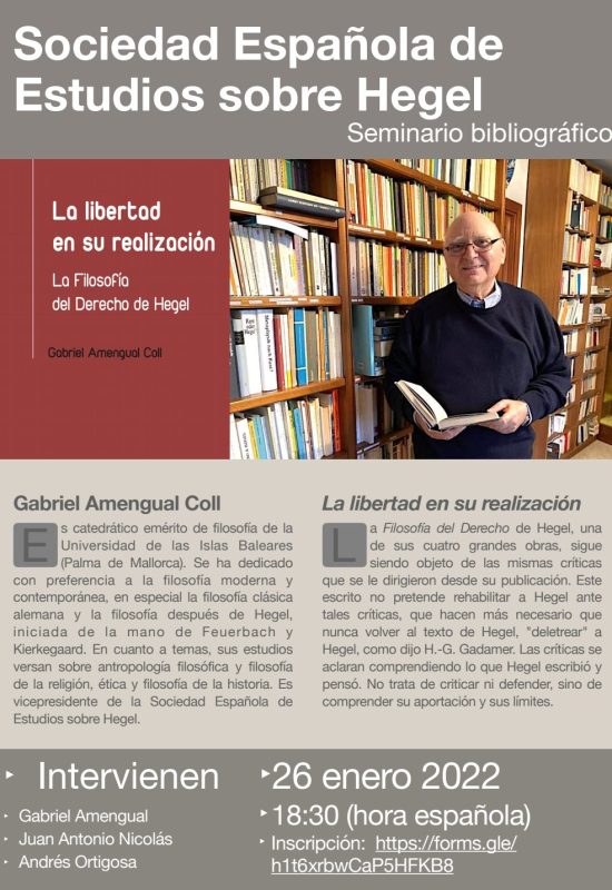 Online Seminar: An Interview with Grabriel Amengual (26 January, 2022)