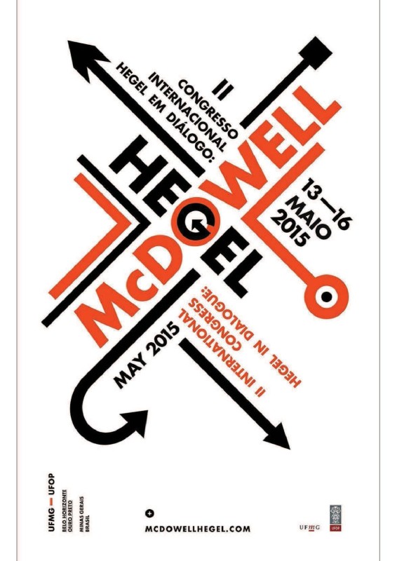 Cfp: "Hegel and McDowell" (Belo Horizonte/Ouro Preto, May 13-16, 2015)