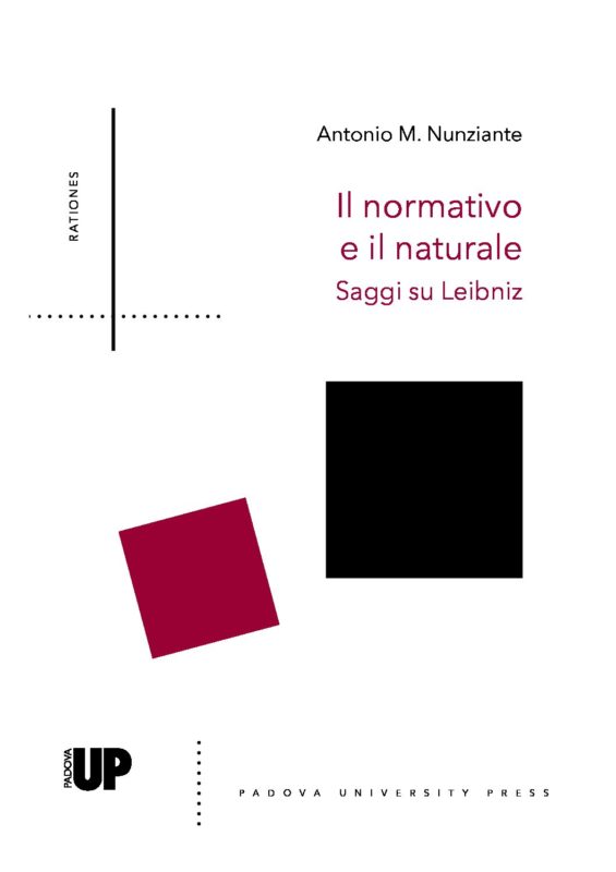 New Release: Antonio M. Nunziante, “Il normativo e il naturale. Saggi ...