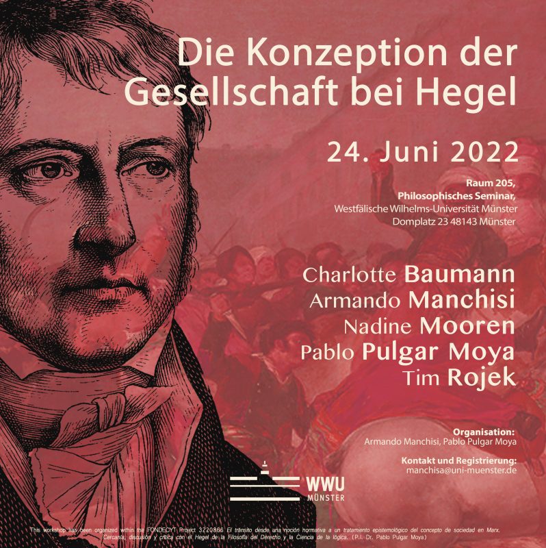 Workshop: "Die Konzeption der Gesellschaft bei Hegel" (Münster, 24 June 2022)