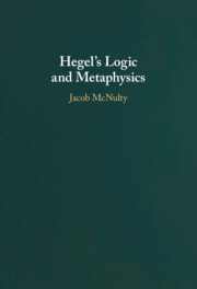New Release: J. McNulty, "Hegel's Logic and Metaphysics" (Cambridge University Press, 2023)