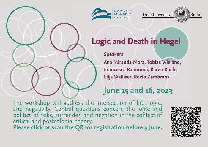 Workshop: "Logic and Death in Hegel