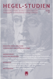 New Release: "Hegel Studien" (Volume 57)